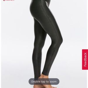 Spanx faux leather leggings